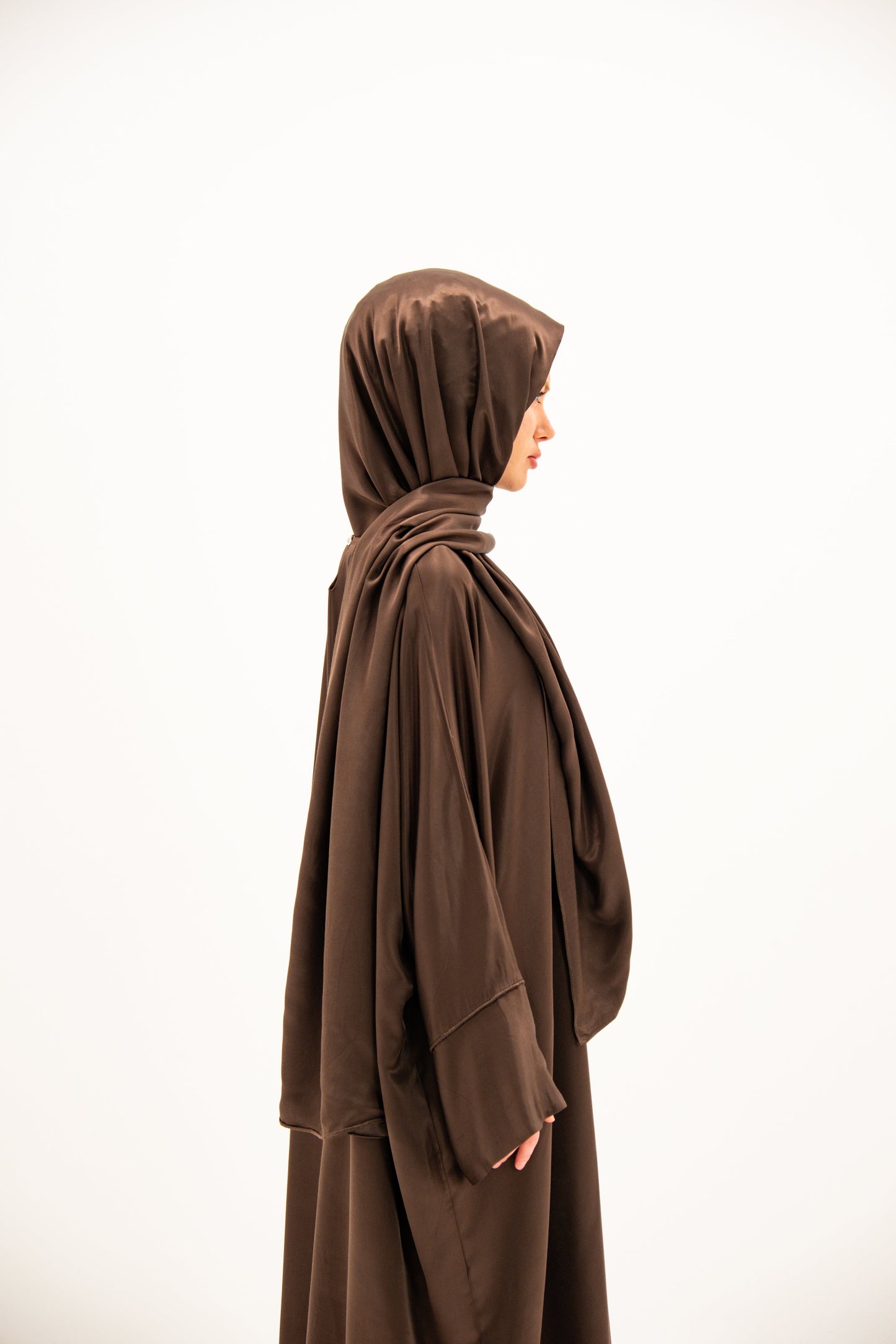 İpek Saten Takım (Haki)