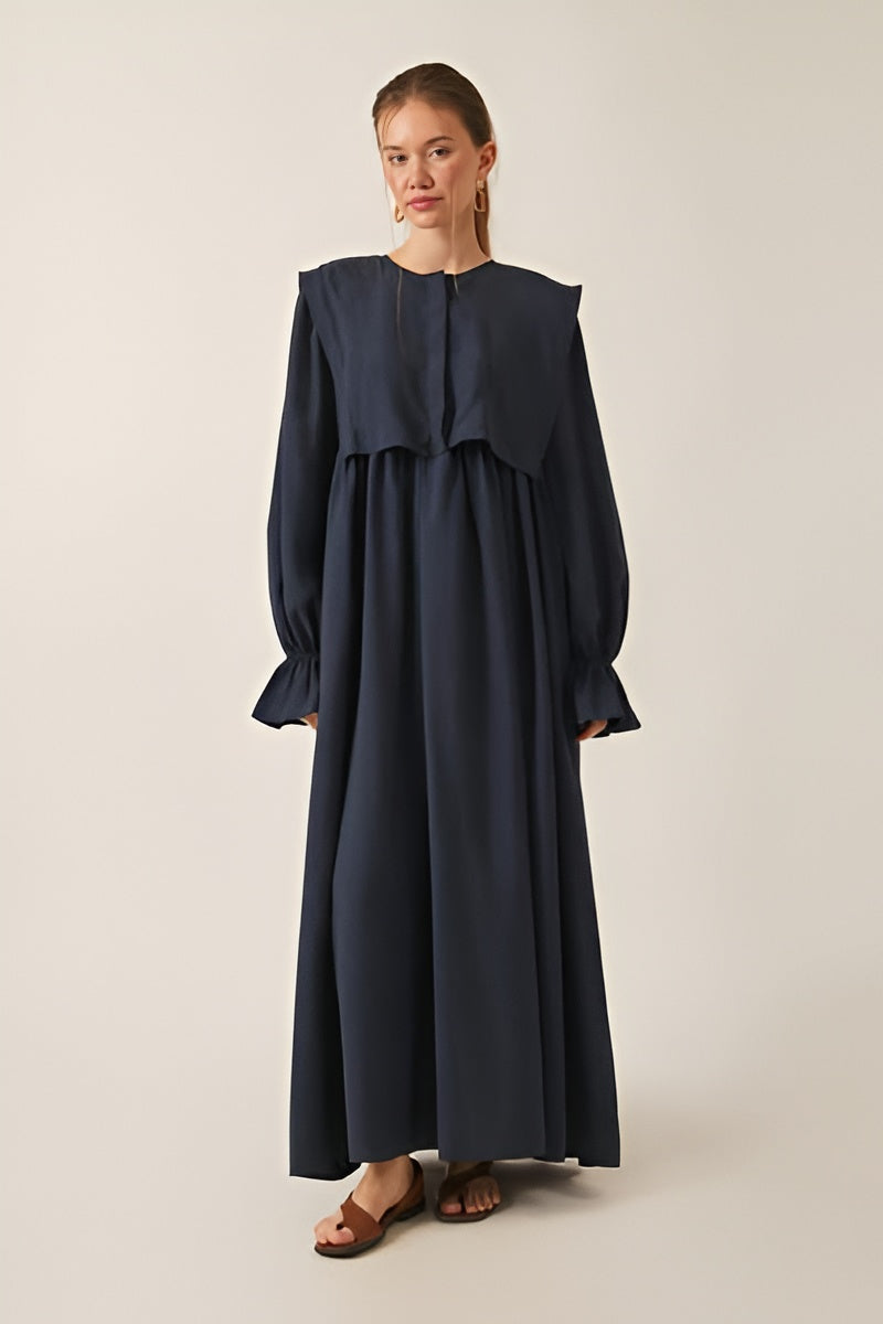 Deren Modal Dress – Navy