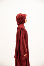 İpek Saten Takım (Bordo)