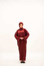 İpek Saten Takım (Bordo)