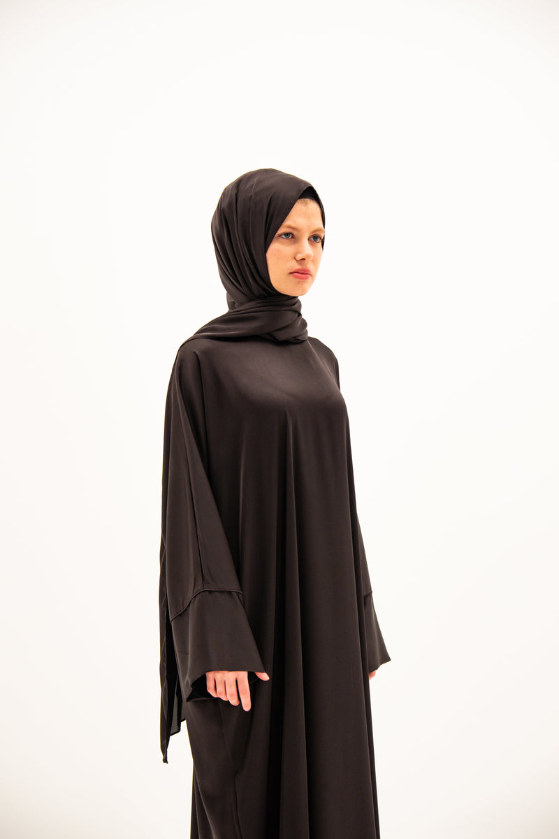 SİLK SATİN SET BLACK