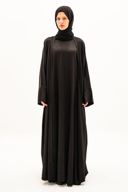 COTTON SATİN ABAYA SET