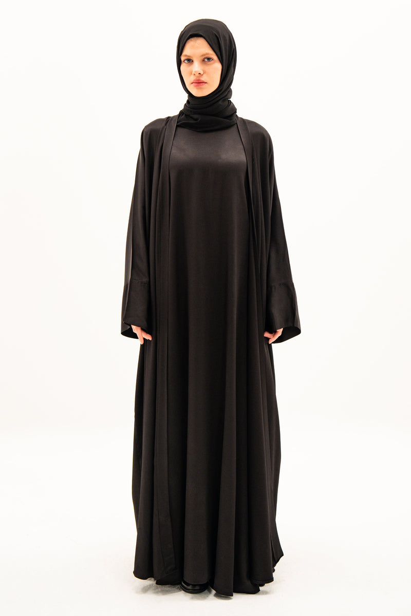 COTTON SATİN ABAYA SET