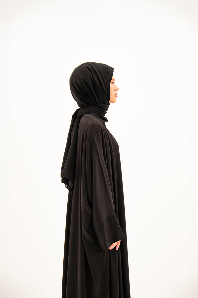 COTTON SATİN ABAYA SET