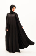Cotton Satin Abaya Set