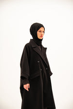 Wool Blend Poncho Jacket