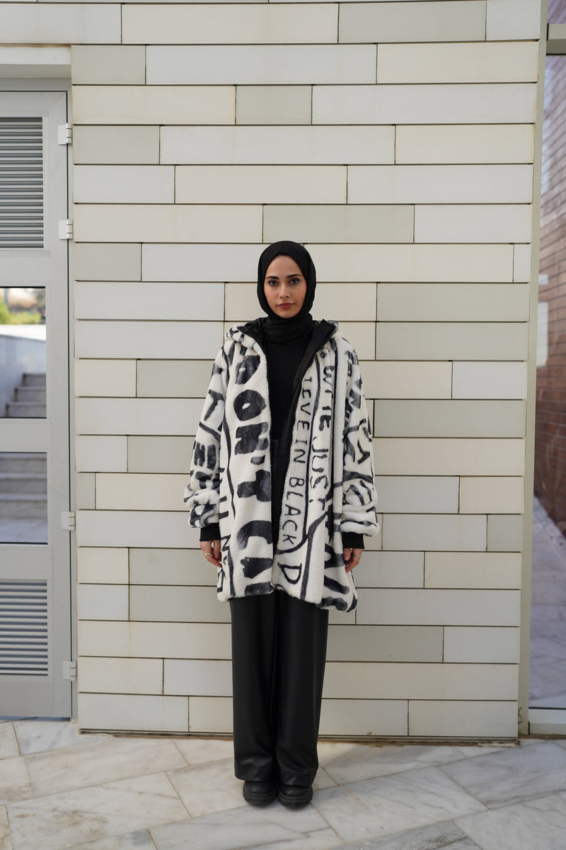 DOUBLE SIDED FUR COAT