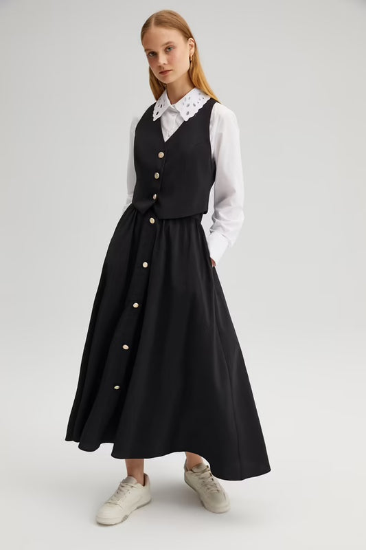 Yelek Etek Cupra Takım - Siyah