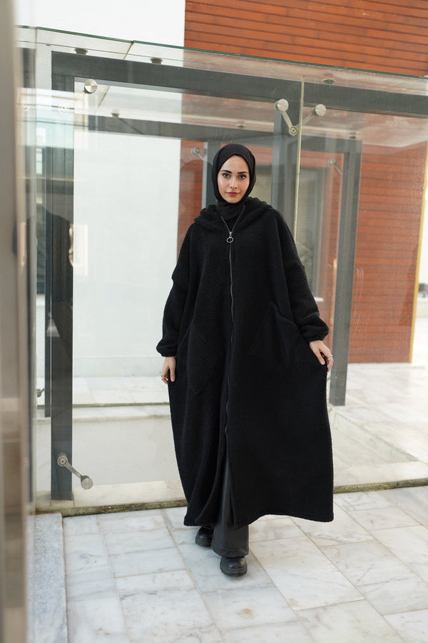 FULL LENGHT SOFT PLUSH CARDİGAN