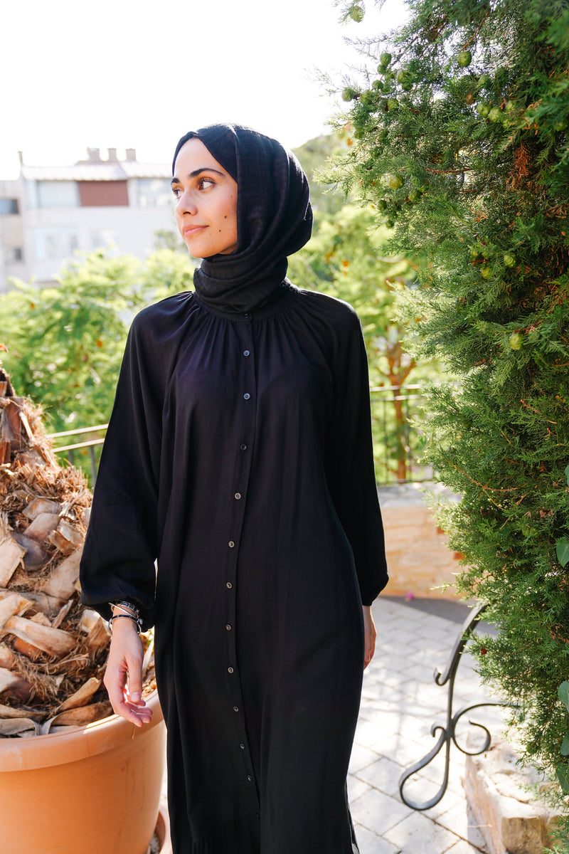 VISCON BUTTONED DRESS