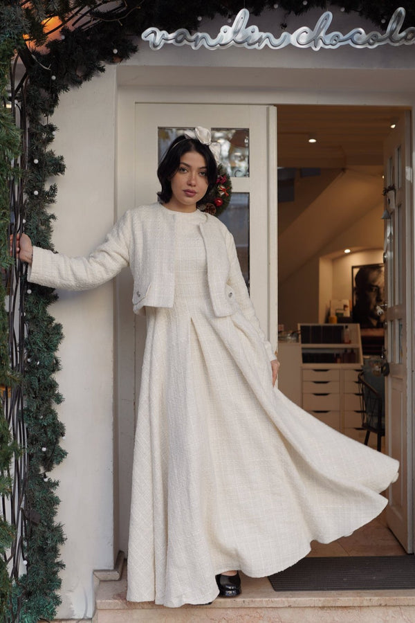 DRESS JACKET SET (WHİTE)
