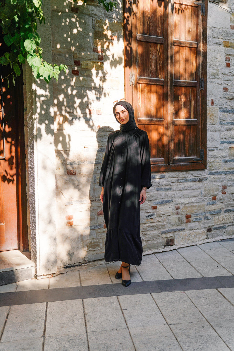 VISCON BUTTONED DRESS