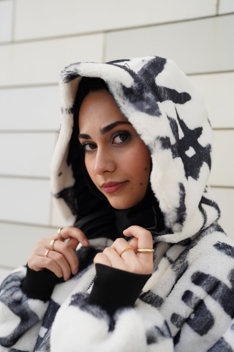 DOUBLE SIDED FUR COAT