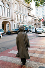 Oversized Raincoat – Khaki
