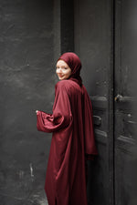 İpek Saten Takım (Bordo)