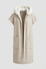 Wool Blend Vest – Beige