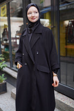 Wool Blend Poncho Jacket